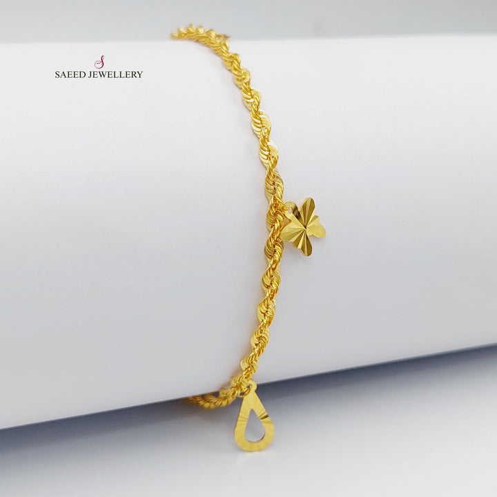21K Danadish Bracelet Made of 21K Yellow Gold by Saeed Jewelry-26742