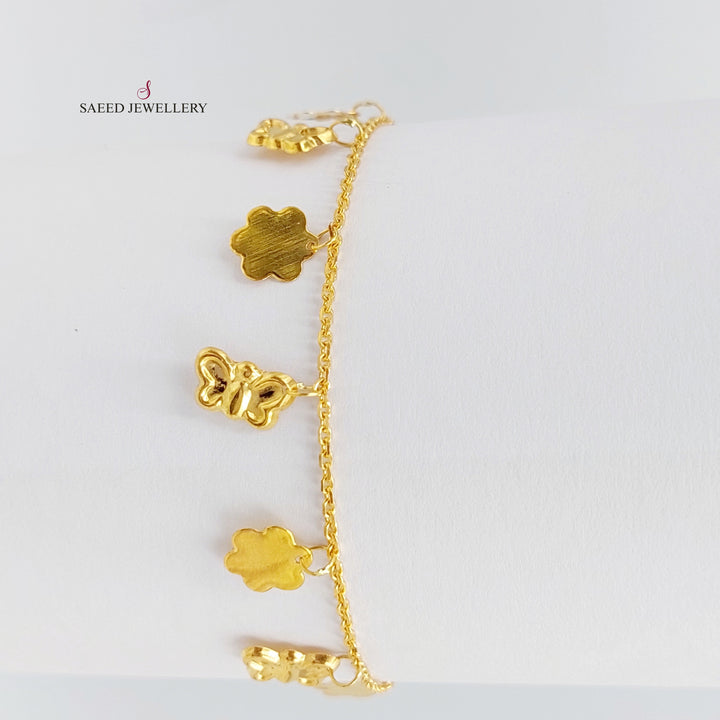 21K Danadish Bracelet Made of 21K Yellow Gold by Saeed Jewelry-26922