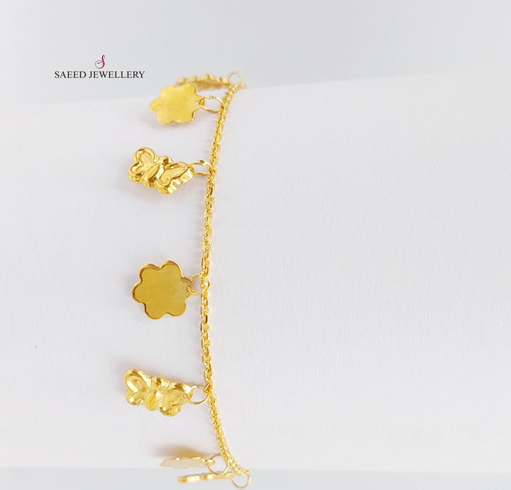 21K Danadish Bracelet Made of 21K Yellow Gold by Saeed Jewelry-26922