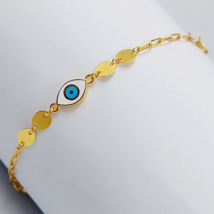 21K Ein Zarqa Bracelet Made of 21K Yellow Gold by Saeed Jewelry-24118