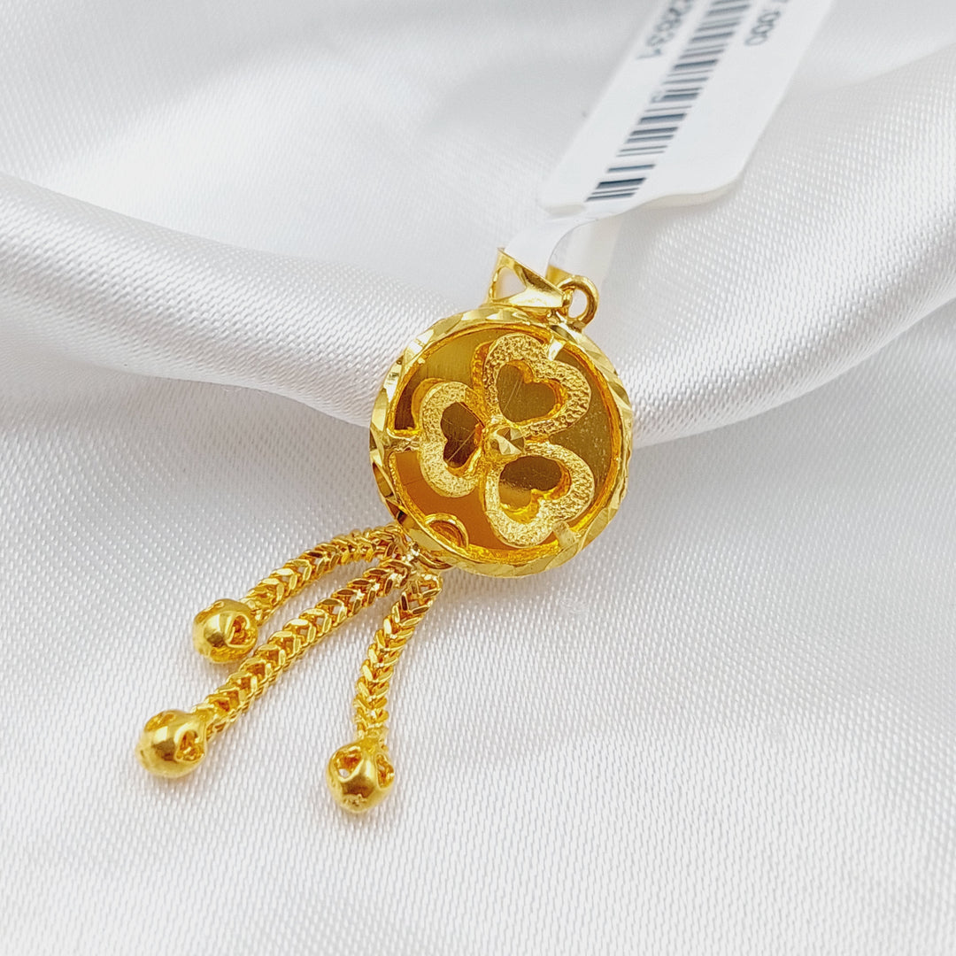 21K Gold Emirati Pendant by Saeed Jewelry - Image 7