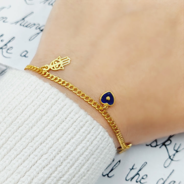 21K EnamelHand Cover Made of 21K Yellow Gold by Saeed Jewelry-25294