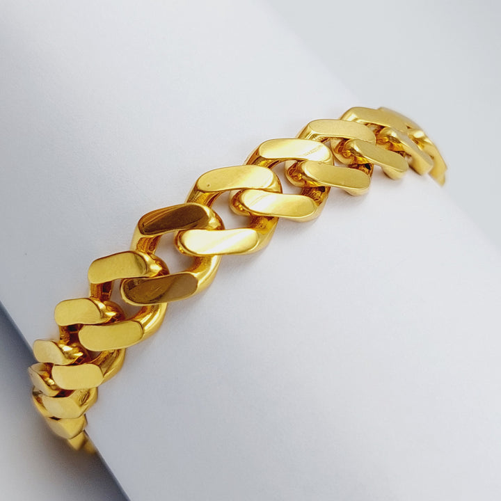 21K Gold Fancy Bracelet by Saeed Jewelry - Image 9