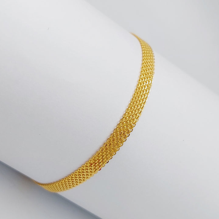 21K Fancy Bracelet Made of 21K Yellow Gold by Saeed Jewelry-25263