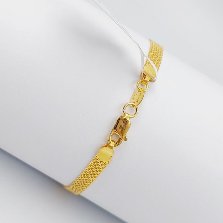 21K Fancy Bracelet Made of 21K Yellow Gold by Saeed Jewelry-25265