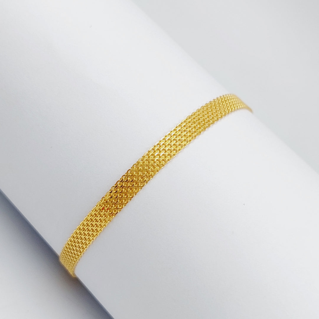 21K Fancy Bracelet Made of 21K Yellow Gold by Saeed Jewelry-25265
