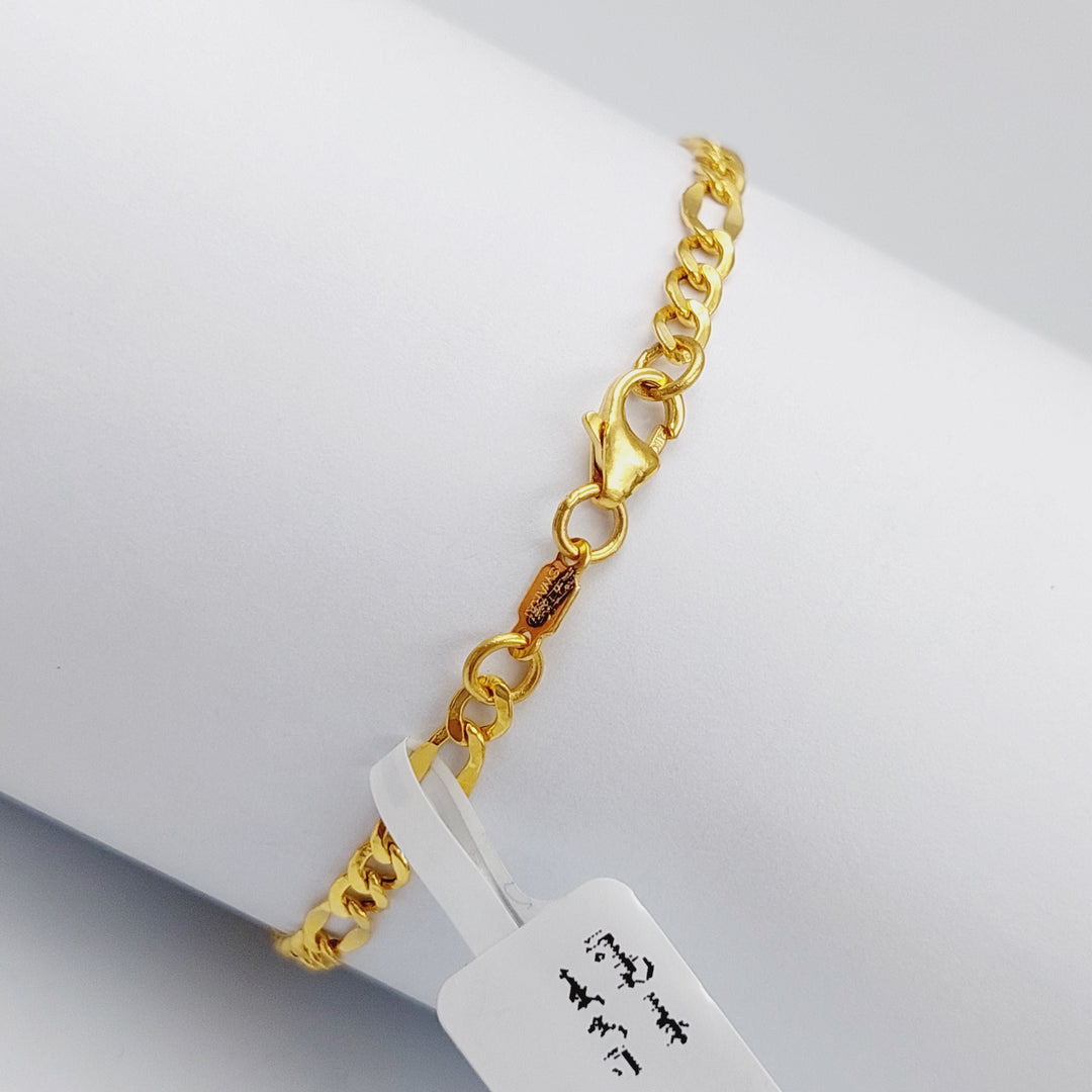 21K Fancy Bracelet Made of 21K Yellow Gold by Saeed Jewelry-25272