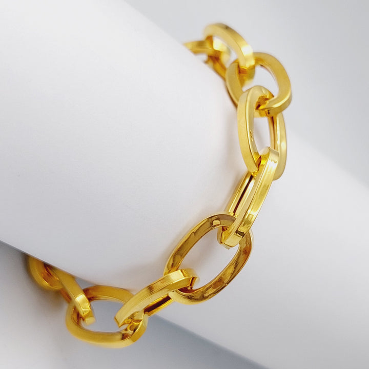 21K Fancy Bracelet Made of 21K Yellow Gold by Saeed Jewelry-25281