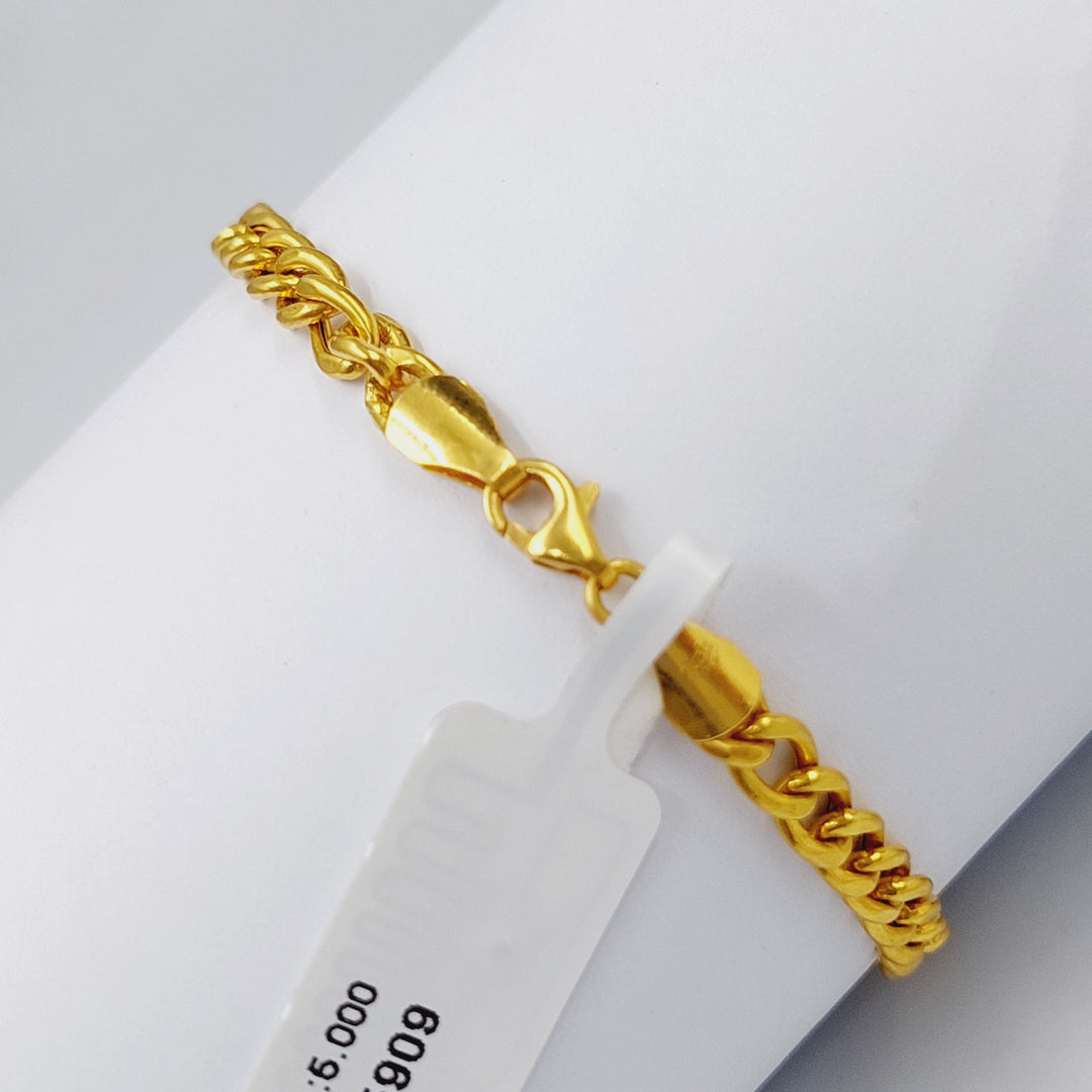 21K Fancy Bracelet Made of 21K Yellow Gold by Saeed Jewelry-25909