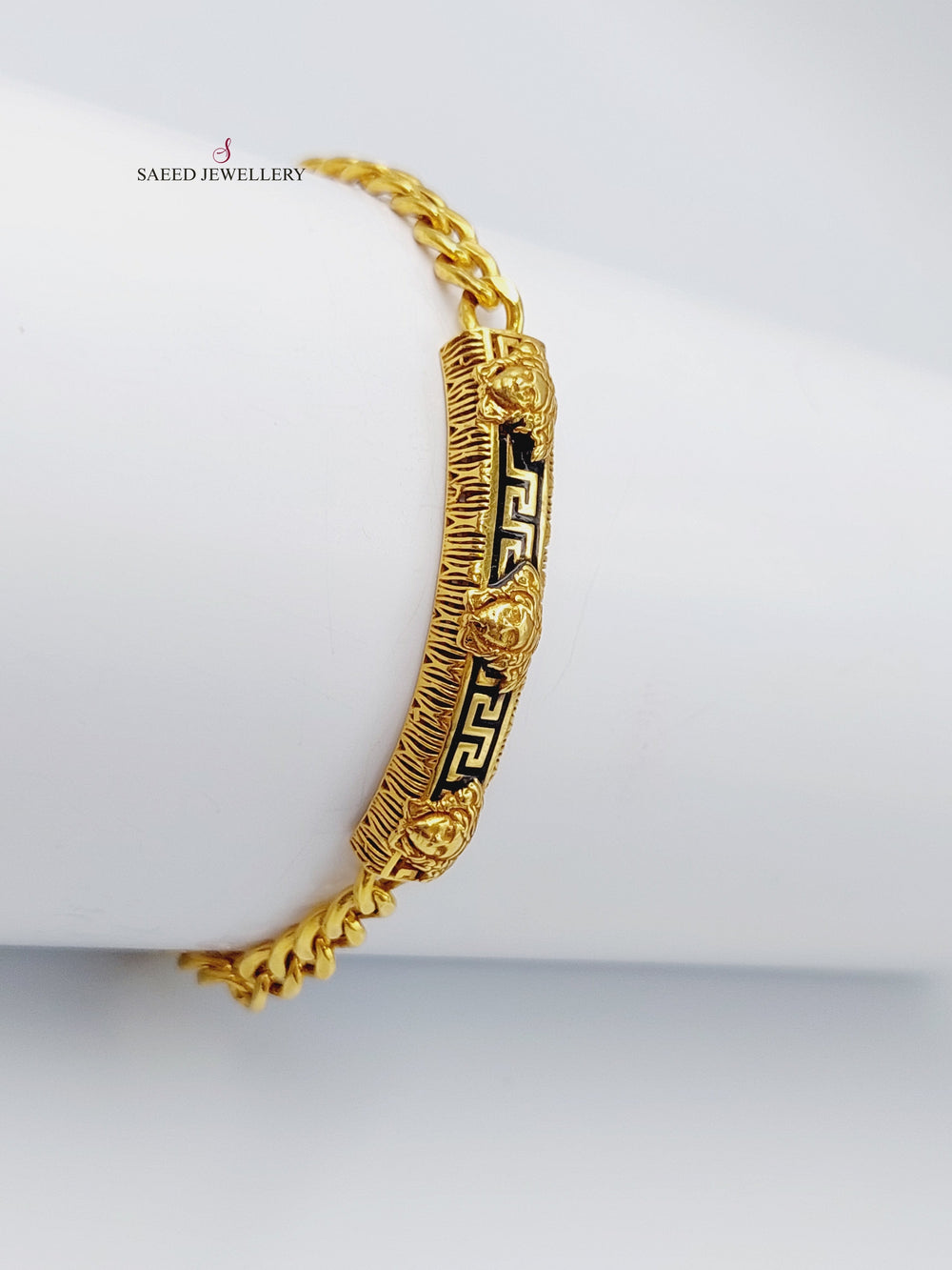 21K Gold Fancy Bracelet by Saeed Jewelry - Image 2