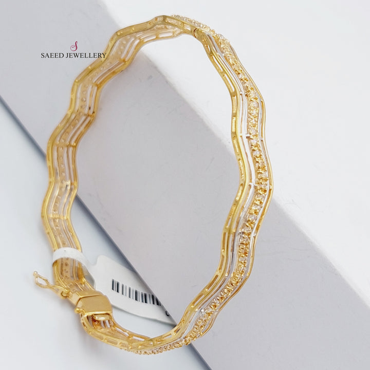 21K Gold Fancy Bracelet by Saeed Jewelry - Image 11