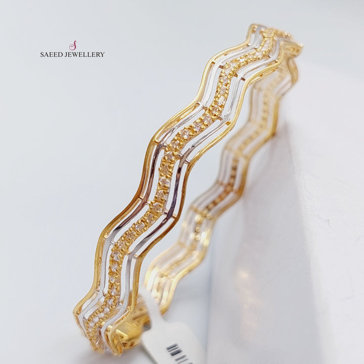 21K Gold Fancy Bracelet by Saeed Jewelry - Image 1