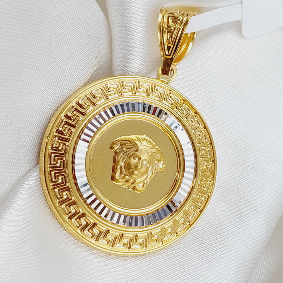 21K Gold Fancy Pendant by Saeed Jewelry - Image 8