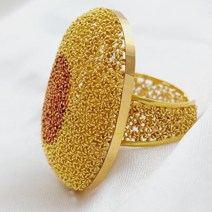 21K Gold Fancy Ring by Saeed Jewelry - Image 3