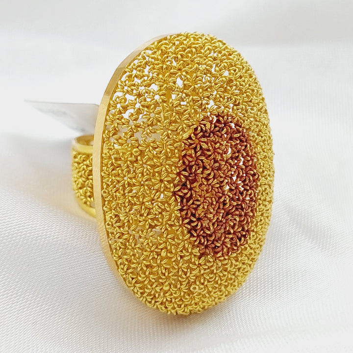 21K Gold Fancy Ring by Saeed Jewelry - Image 5