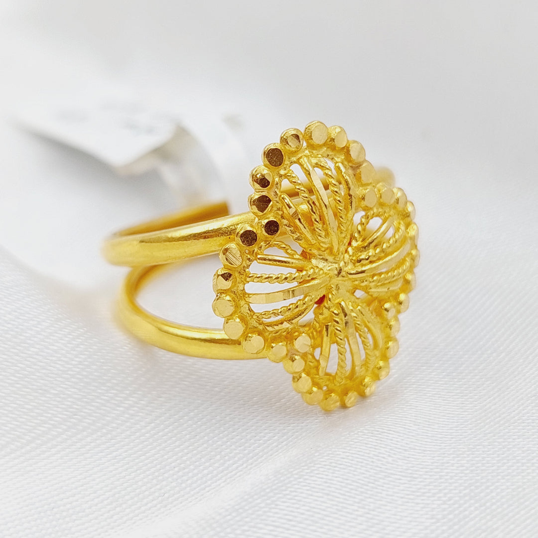 21K Gold Fancy Ring by Saeed Jewelry - Image 1