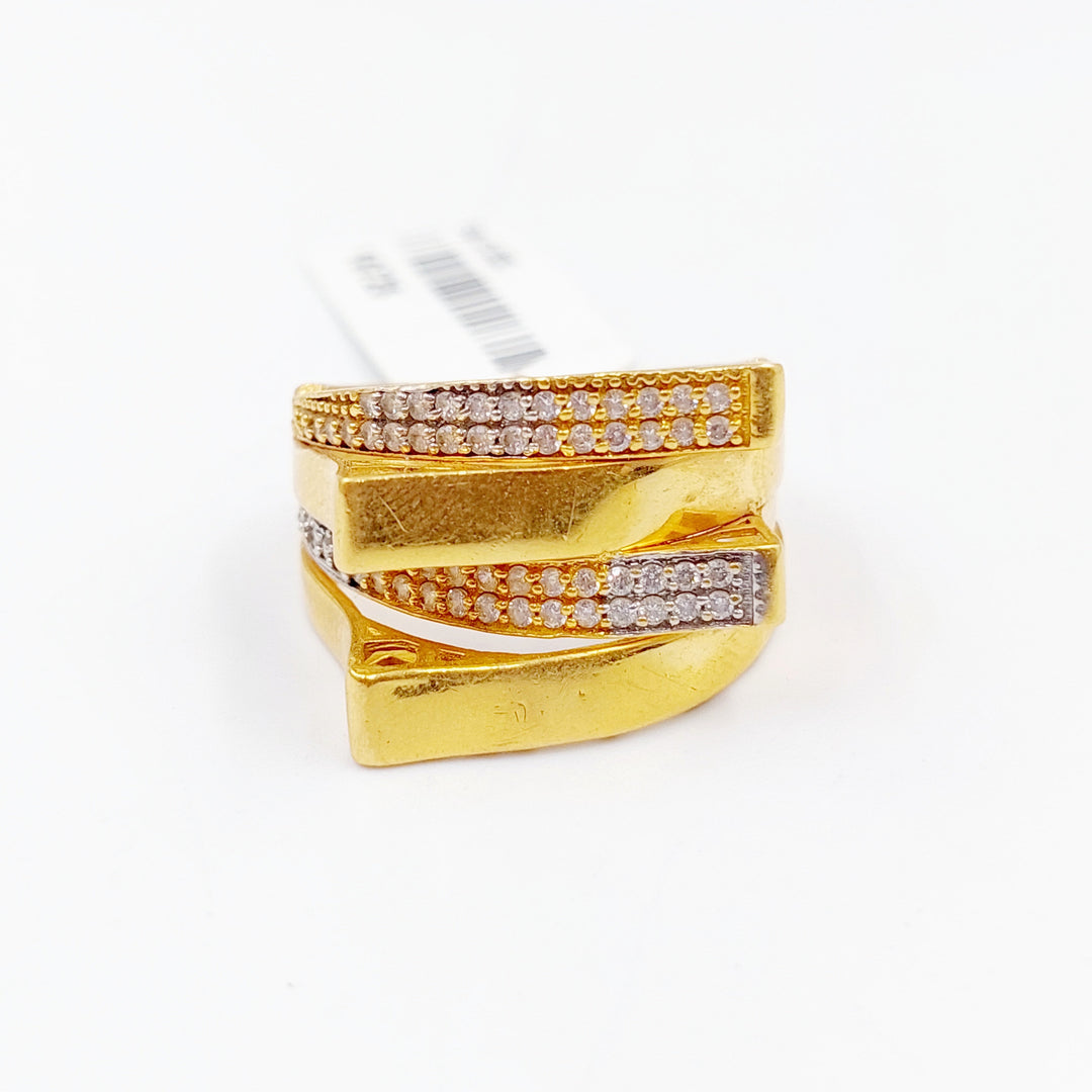 21K Gold Fancy Ring by Saeed Jewelry - Image 4