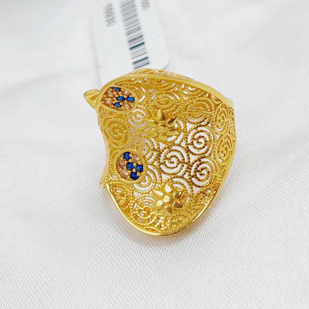 21K Gold Fancy Ring by Saeed Jewelry - Image 5