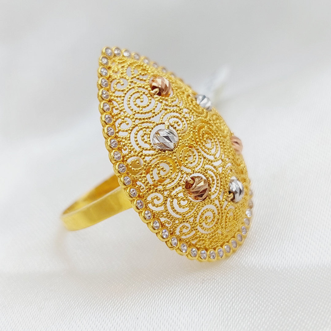 21K Gold Fancy Ring by Saeed Jewelry - Image 5