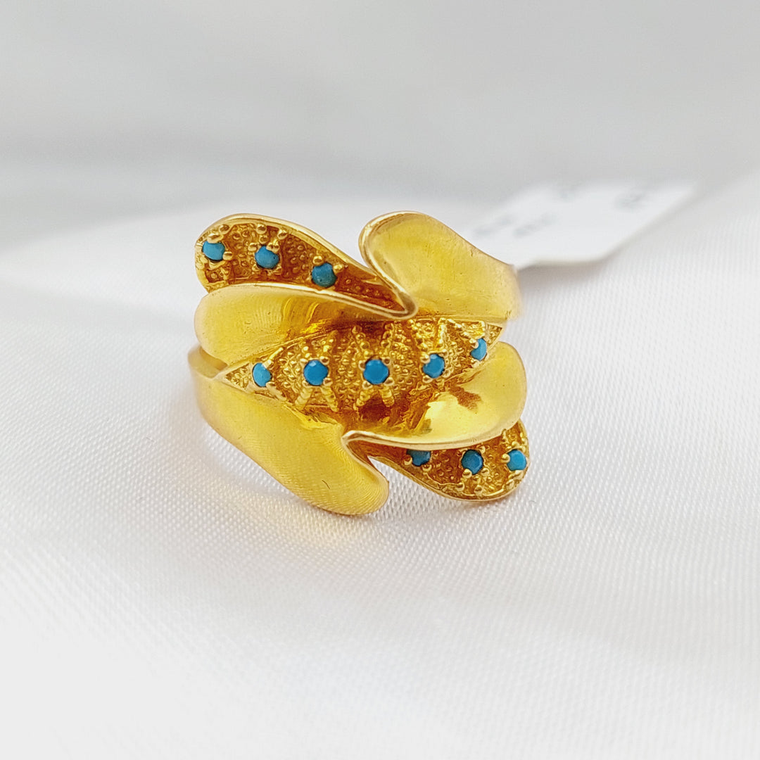 21K Gold Fancy Ring by Saeed Jewelry - Image 3