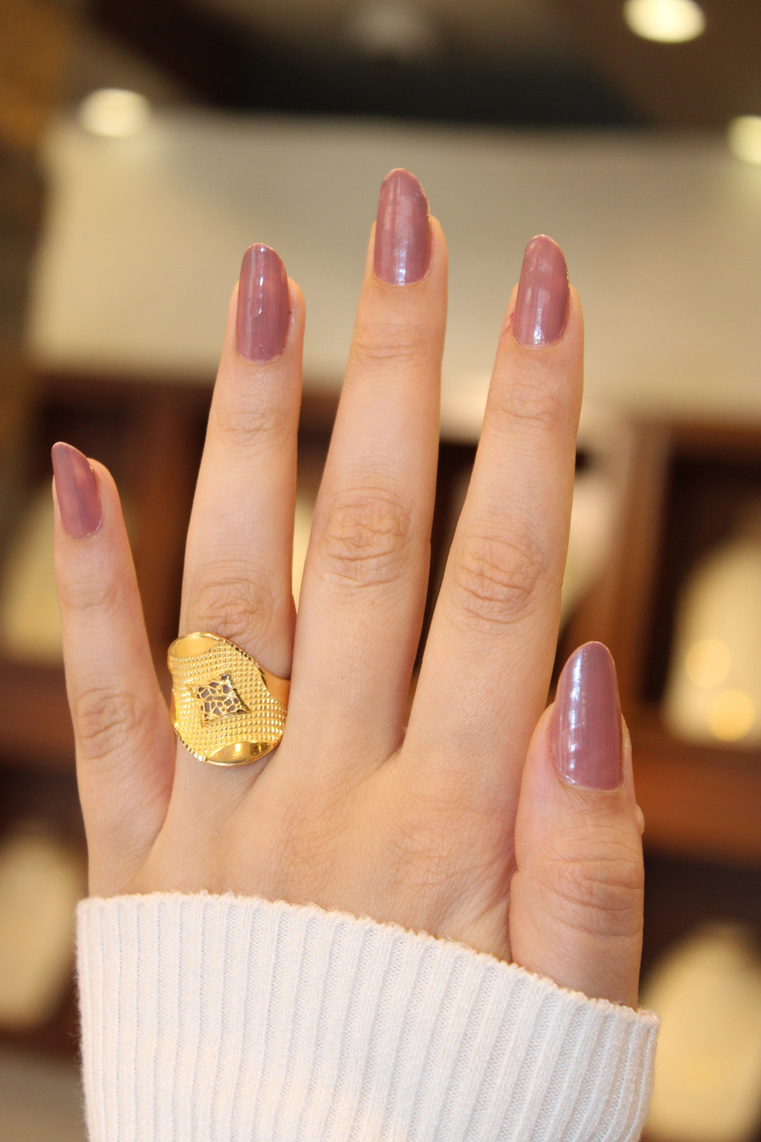 21K Gold Fancy Ring by Saeed Jewelry - Image 2