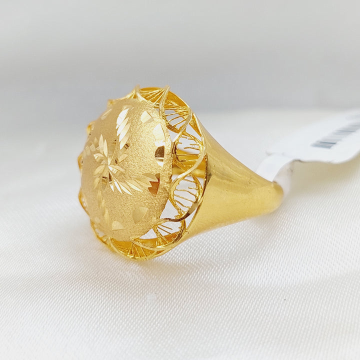 21K Gold Fancy Ring by Saeed Jewelry - Image 5