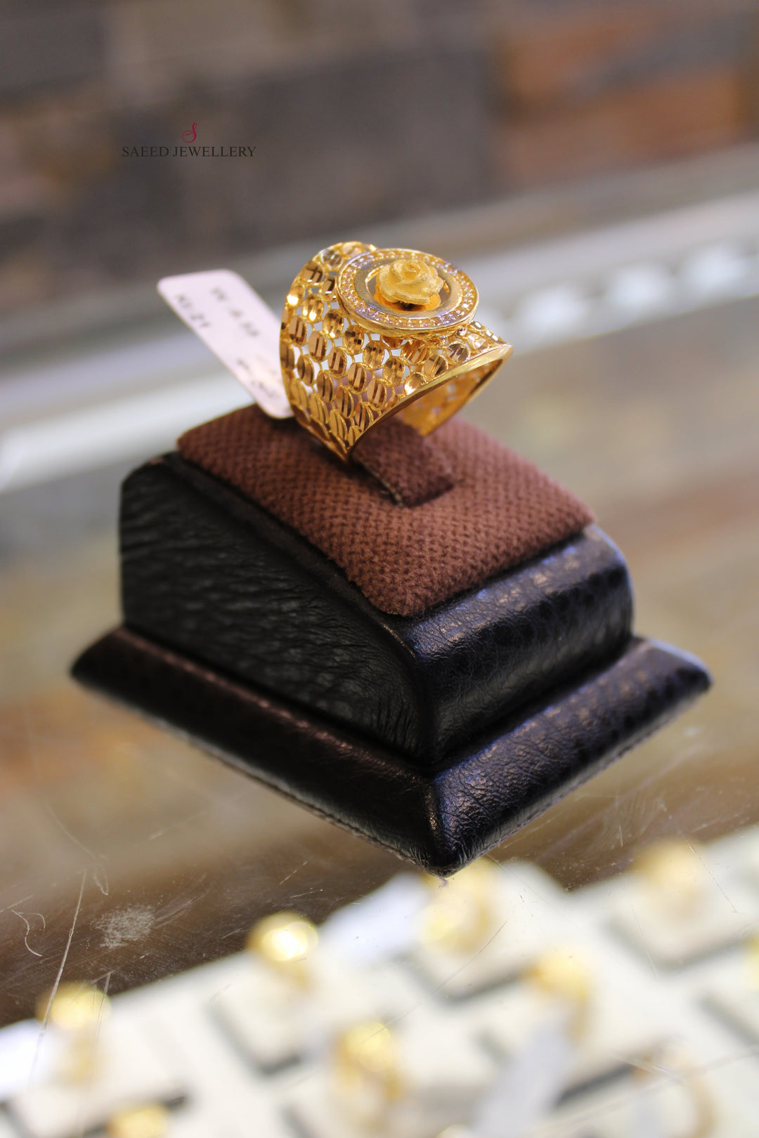 21K Gold Fancy Ring by Saeed Jewelry - Image 1