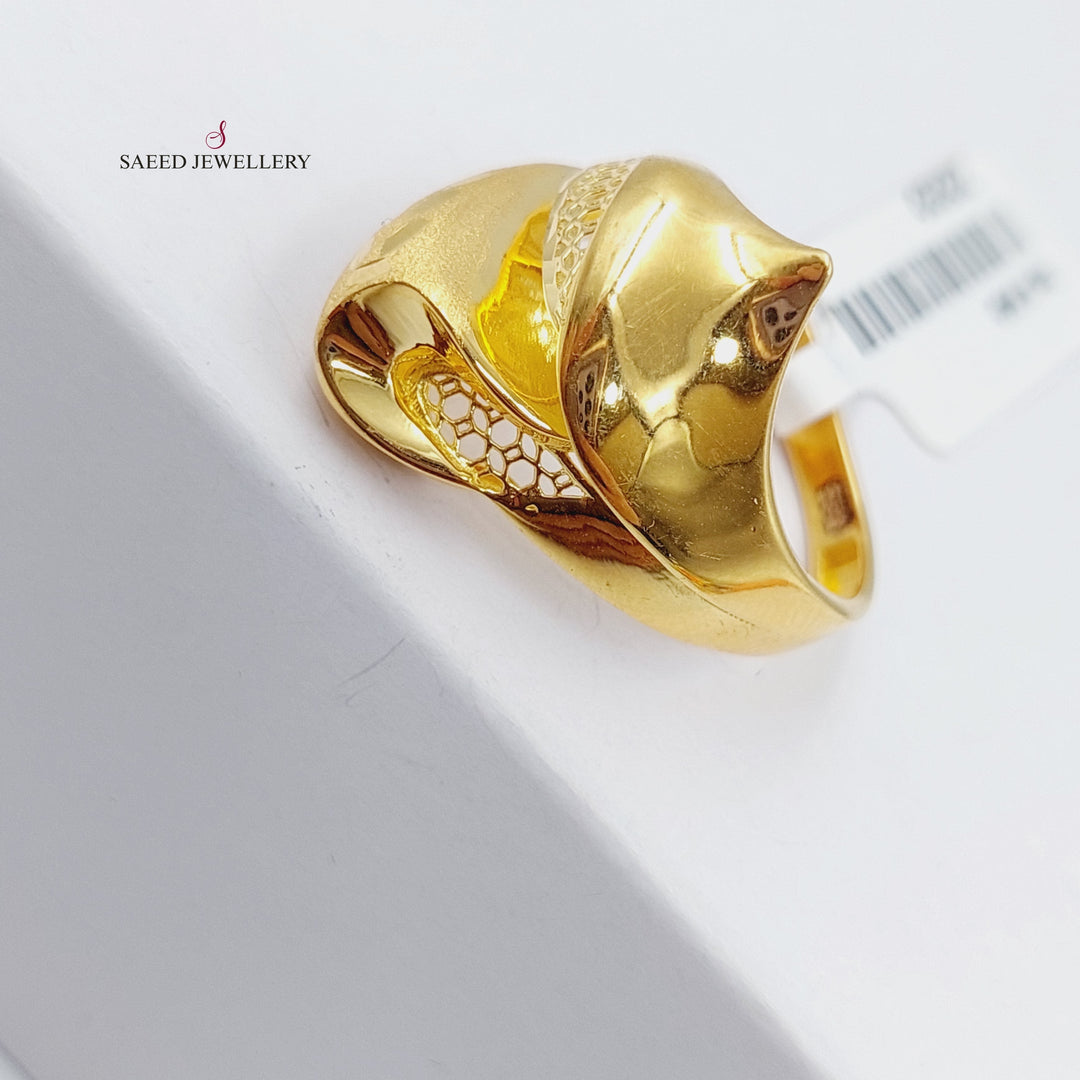 21K Gold Fancy Ring by Saeed Jewelry - Image 3