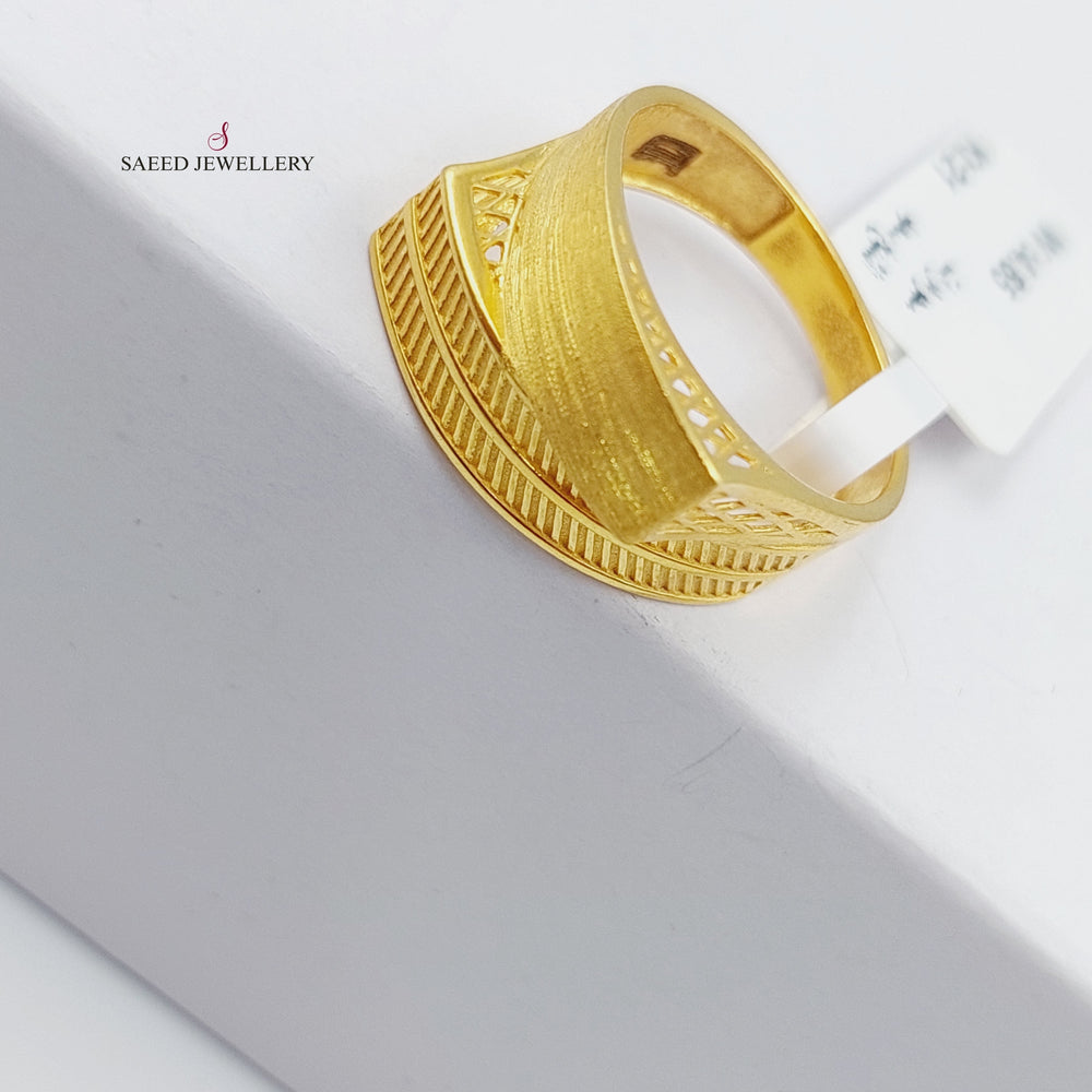 21K Gold Fancy Ring by Saeed Jewelry - Image 2