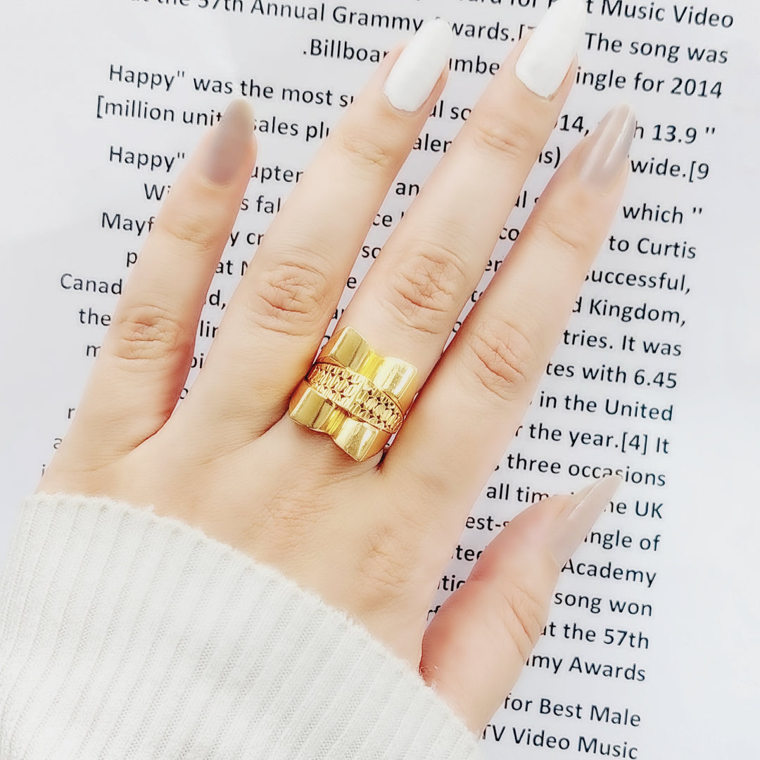 21K Gold Fancy Ring by Saeed Jewelry - Image 10