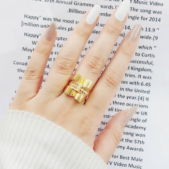21K Gold Fancy Ring by Saeed Jewelry - Image 10