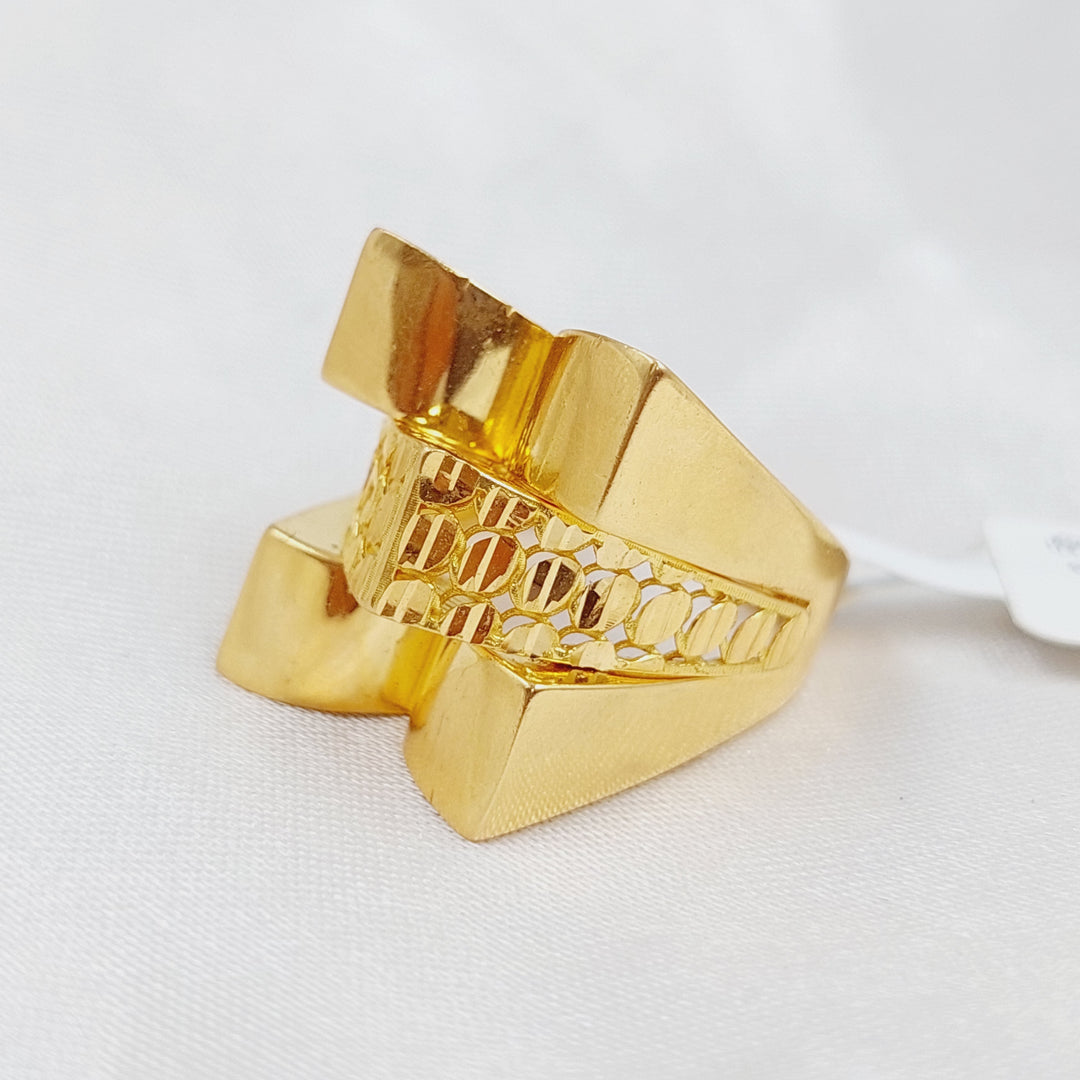 21K Gold Fancy Ring by Saeed Jewelry - Image 11