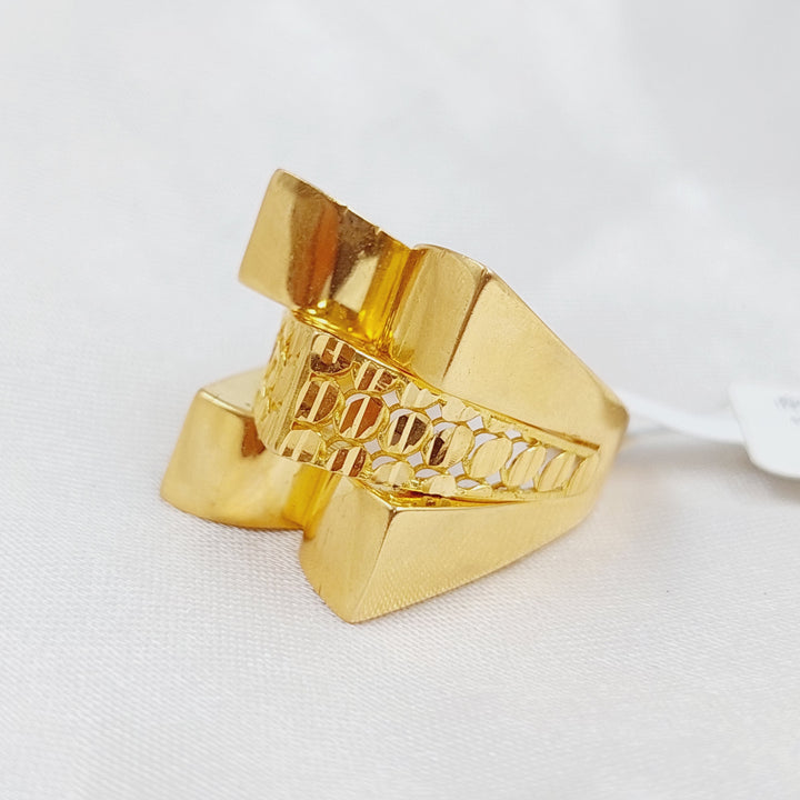 21K Gold Fancy Ring by Saeed Jewelry - Image 11