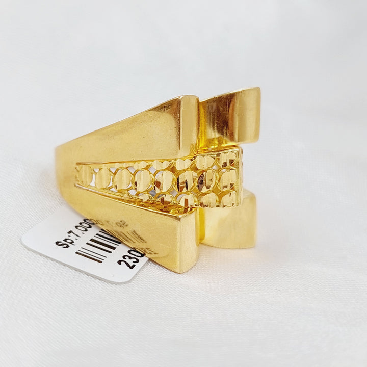 21K Gold Fancy Ring by Saeed Jewelry - Image 9