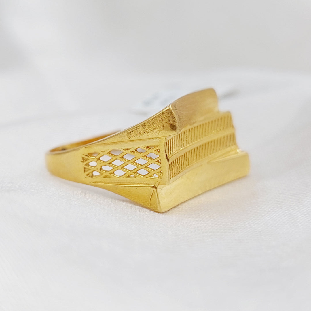 21K Gold Fancy Ring by Saeed Jewelry - Image 3