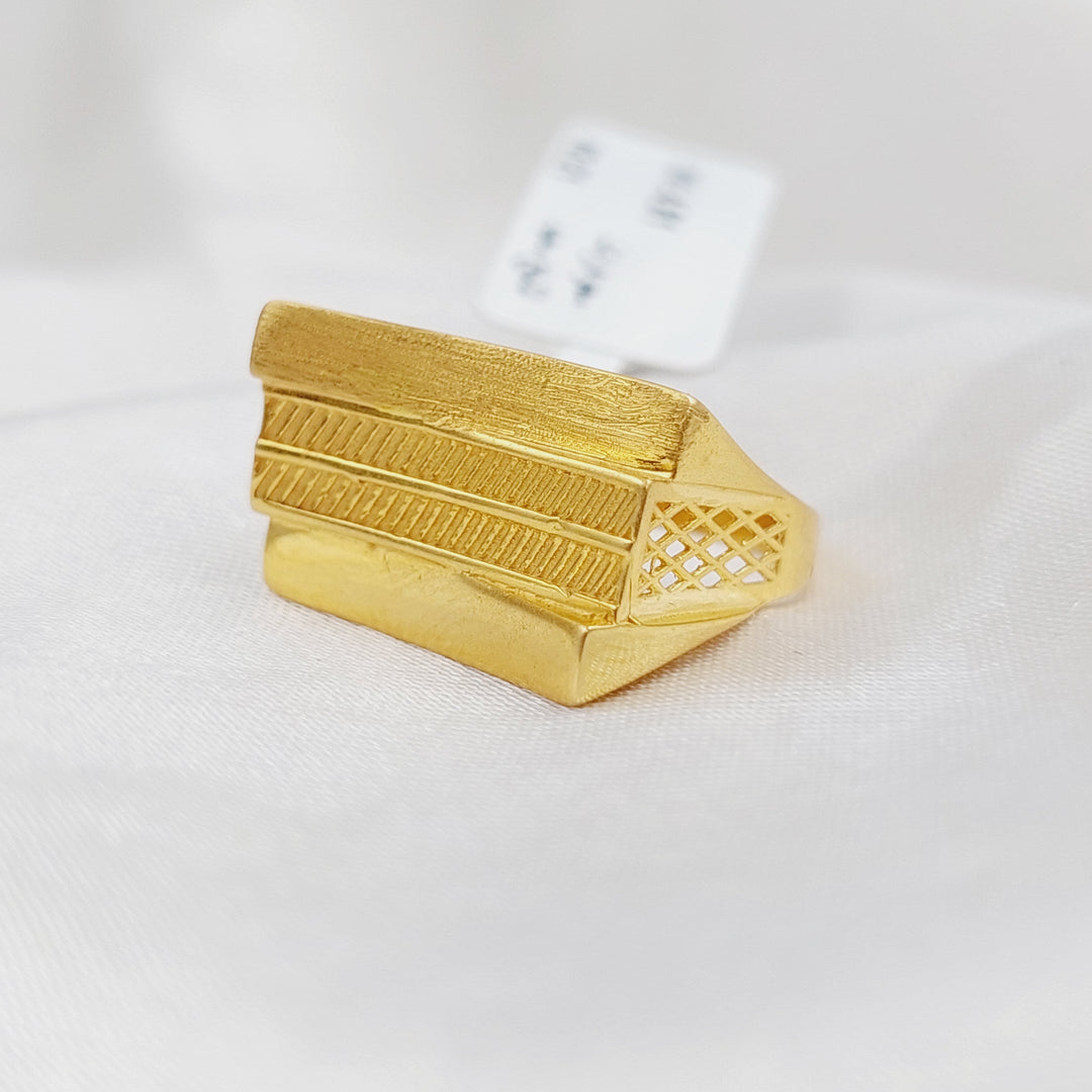 21K Gold Fancy Ring by Saeed Jewelry - Image 1