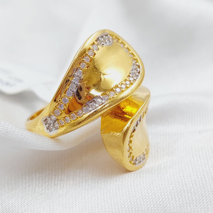 21K Gold Fancy Ring by Saeed Jewelry - Image 3