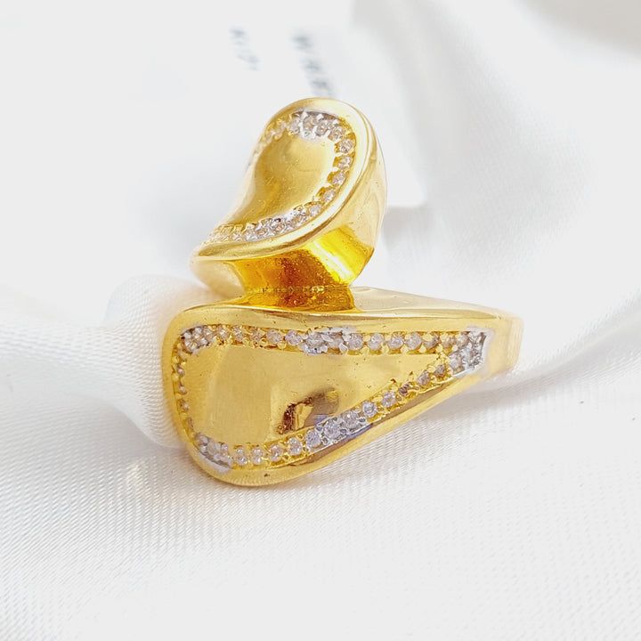 21K Gold Fancy Ring by Saeed Jewelry - Image 4