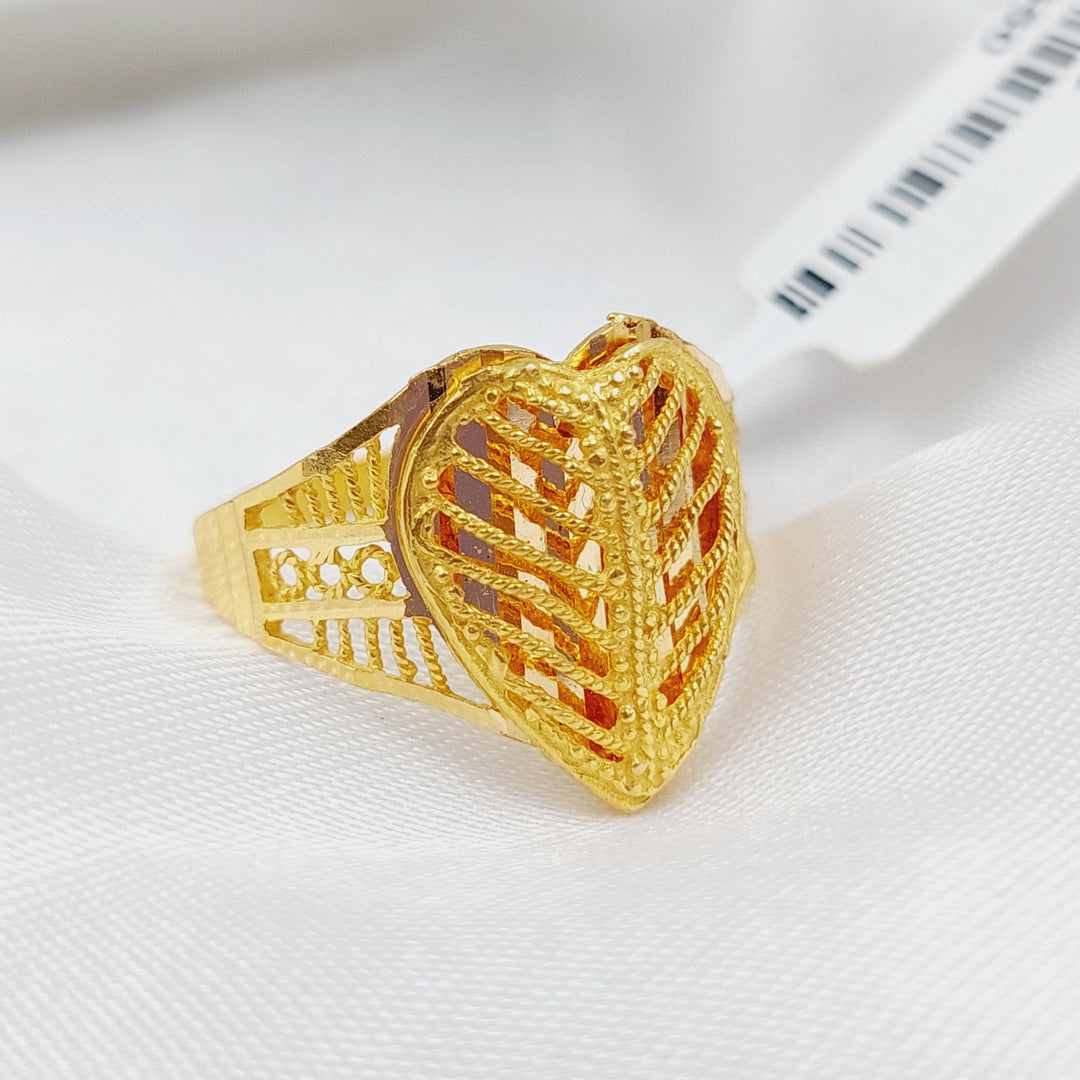 21K Gold Fancy Ring by Saeed Jewelry - Image 3