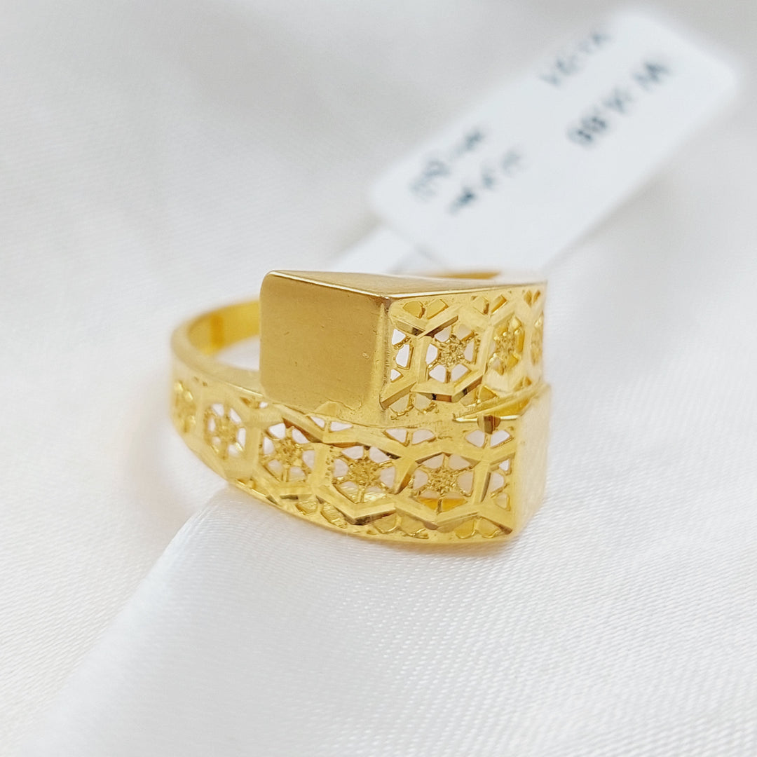 21K Gold Fancy Ring by Saeed Jewelry - Image 3