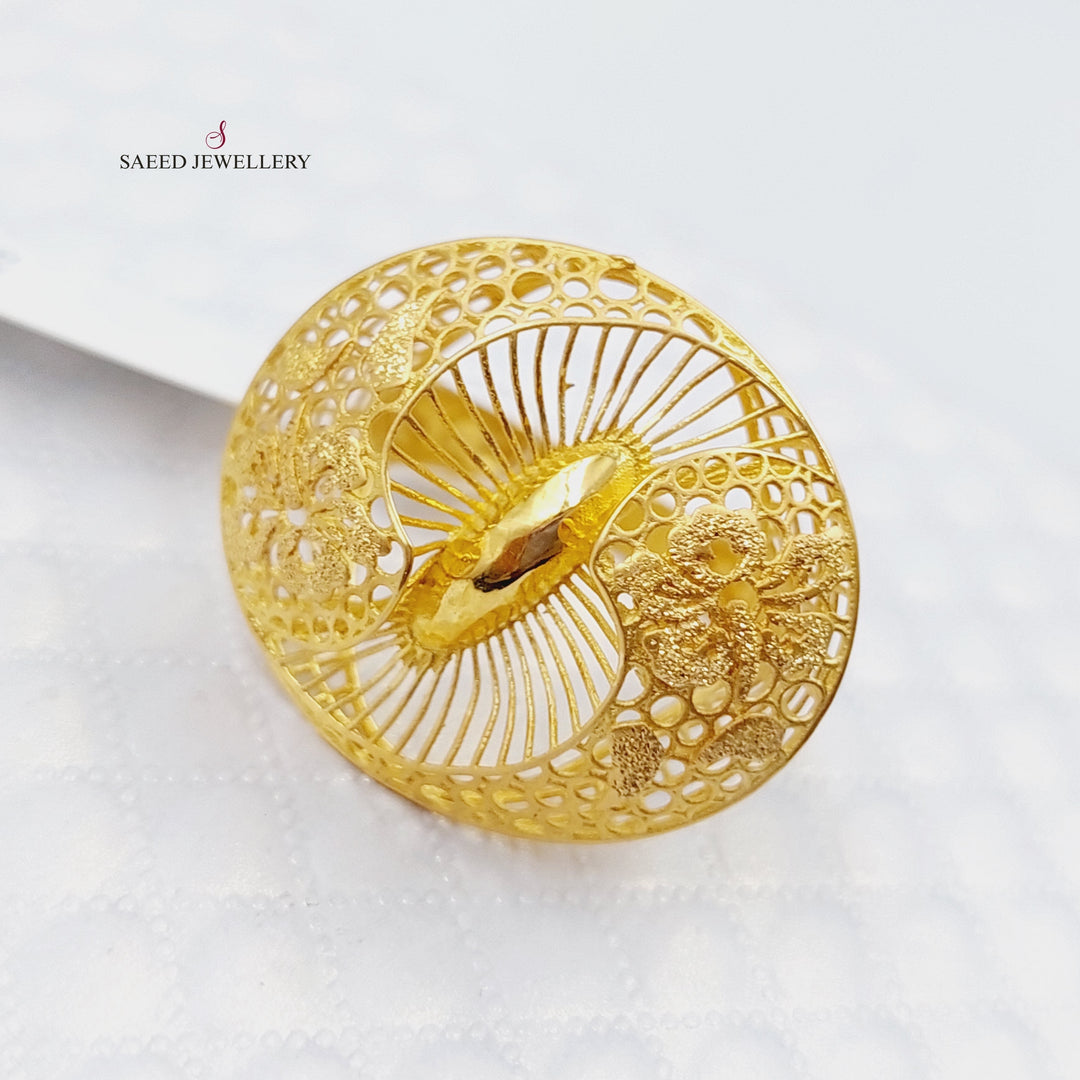 21K Gold Fancy Ring by Saeed Jewelry - Image 4