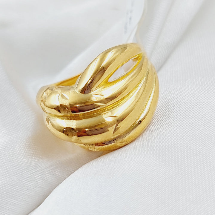 21K Gold Fancy Ring by Saeed Jewelry - Image 8