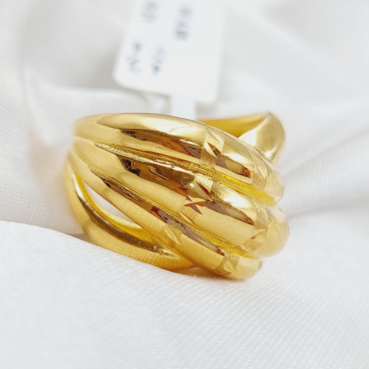 21K Gold Fancy Ring by Saeed Jewelry - Image 10