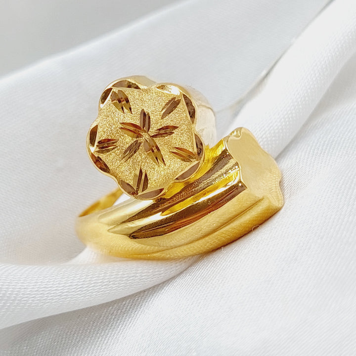 21K Gold Fancy Ring by Saeed Jewelry - Image 3