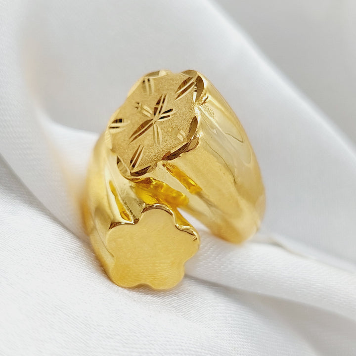 21K Gold Fancy Ring by Saeed Jewelry - Image 6