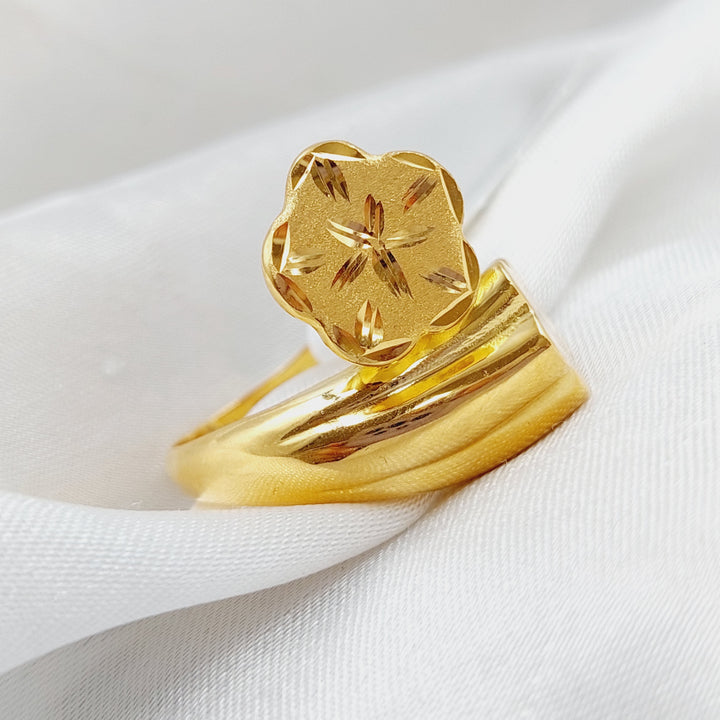 21K Gold Fancy Ring by Saeed Jewelry - Image 4