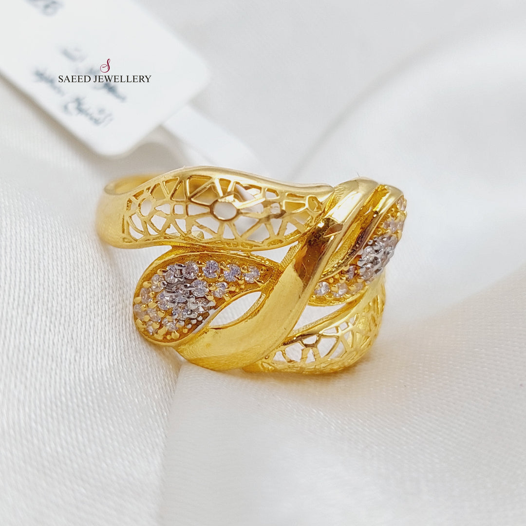 21K Gold Fancy Ring by Saeed Jewelry - Image 5