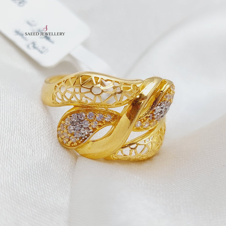 21K Gold Fancy Ring by Saeed Jewelry - Image 2