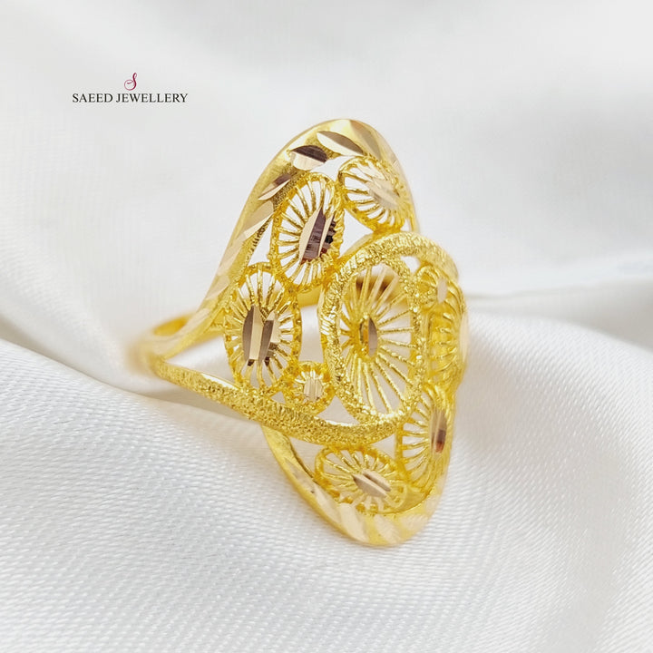 21K Gold Fancy Ring by Saeed Jewelry - Image 1