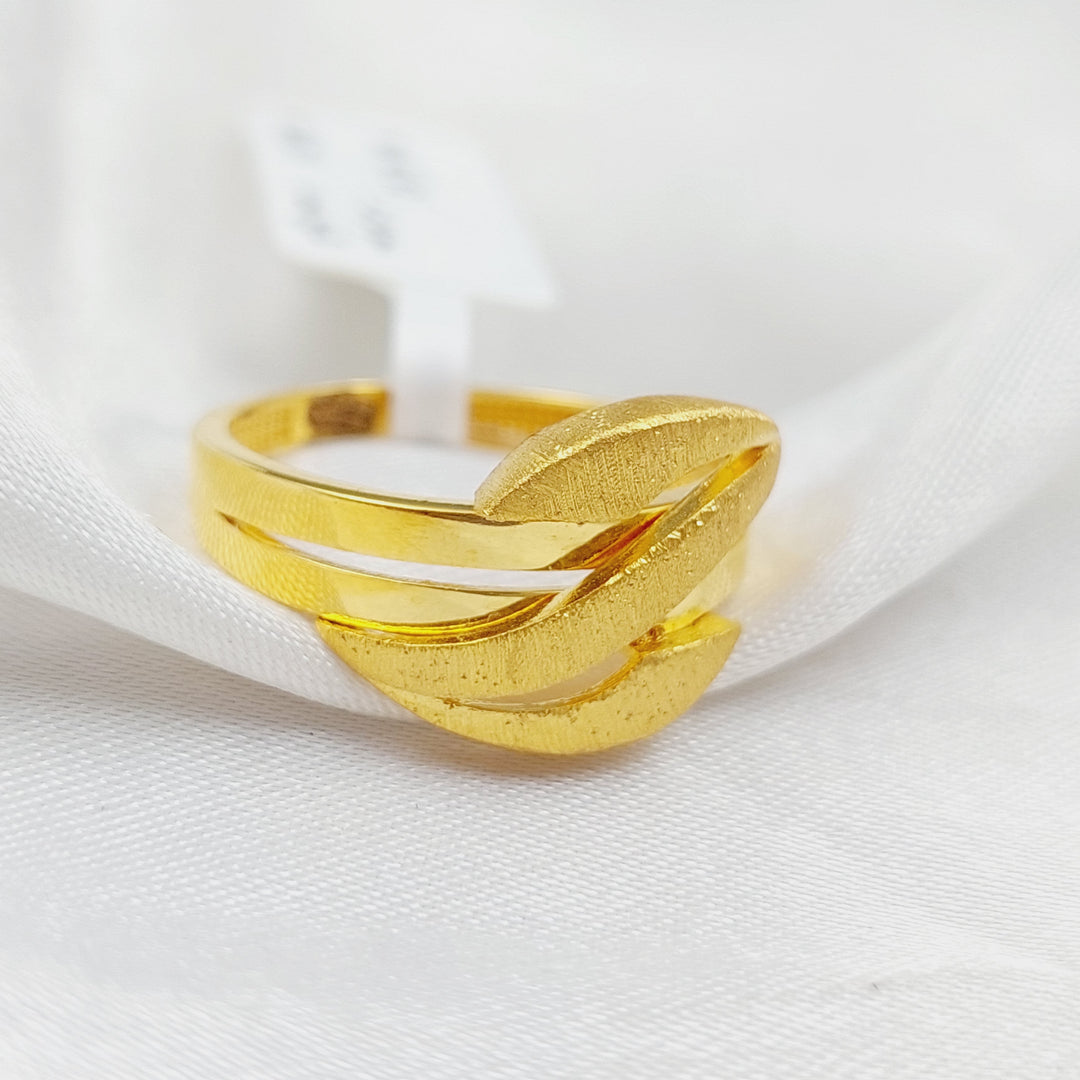 21K Fancy Ring Made of 21K Yellow Gold by Saeed Jewelry-25439